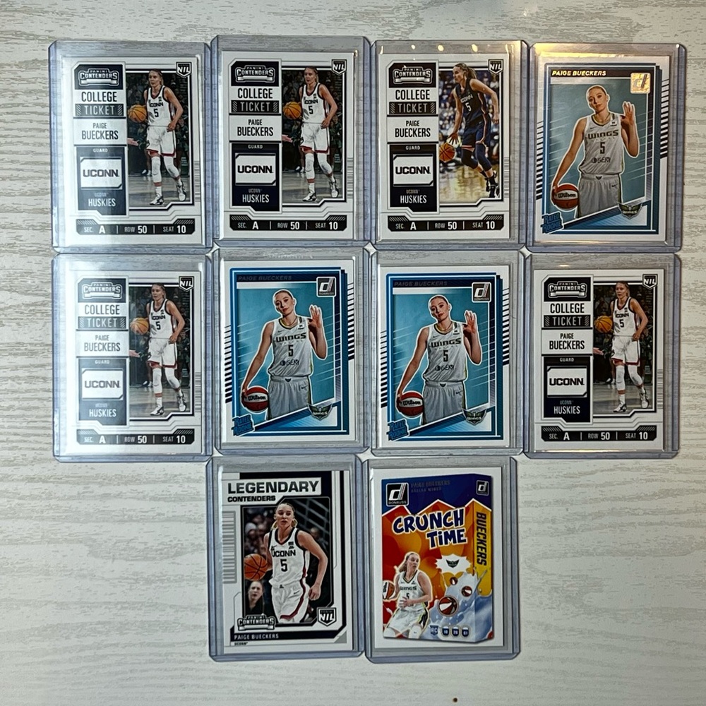 Lot of Paige (10) rookie card